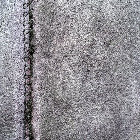 hide skin gray background hide cuttings adipose layer natural sheepskin texture stitched pieces of leather zigzag connecting seam 936526832 5c61fe65c9e77c00016626d4
